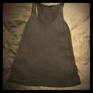 Armani Exchange long beaded tank